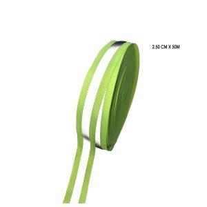 CINTA REFLECTIVA VERDE  2.50CM X 50MT