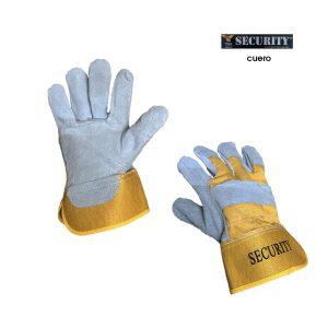GUANTES DE CUERO AMARILLOS SECURITY S-032-2