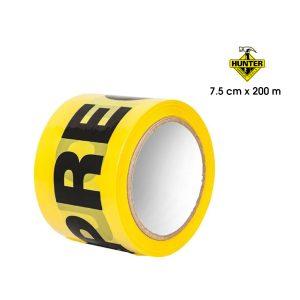 CINTA PRECAUCION 7.50CMX200 METROS HUNTER S-1069