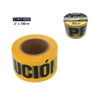 CINTA PRECAUCION 100 METROS X 3 PULGADAS SC-WT3X100