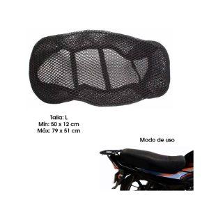 PROTECTOR DE SILLON TIPO MALLA L P/MOTO L 51-79CM A 12-50CM SCL-2016040065