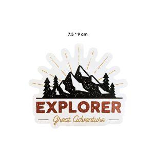 CALCOMANIA EXPLORER GREAT ADVENTURE 9X7.5CM