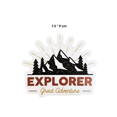 CALCOMANIA EXPLORER GREAT ADVENTURE 9X7.5CM