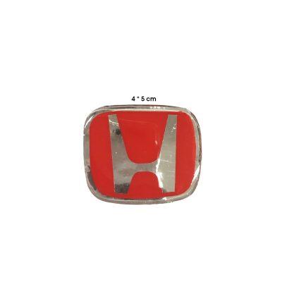 STICKER GEL HONDA P/ TIMON 4X5CM ROJO