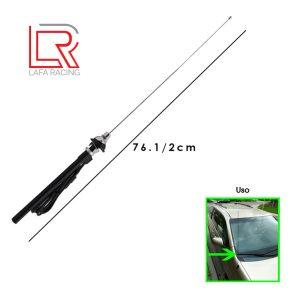 ANTENA P/CARRO GUARDAFANGO CROMADA 46.5-110.5CM 04-A20 STX001C