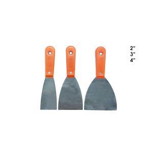 ESPATULAS METALICAS MANGO PLASTICO TREK 2 3 4  PLG TK-122