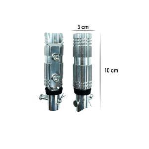 TACOS P/MOTO ALUMINIO SILVERL TM-1008-SIL