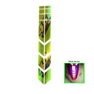 STICKER FRANJAS TORNASOL P/LODERA DE MOTO THE DOCTOR 30.5X5CM