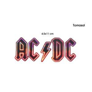 CALCOMANIA TORNASOL ACDC 11X4.5CM