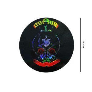 CALCOMANIA TORNASOL WELCOME TO THE JUNGLE GNR 10CM