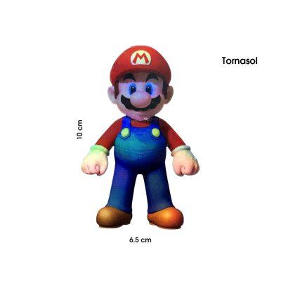 CALCOMANIA TORNASOL MARIO PARADO DE FRENTE 6.5X10CM
