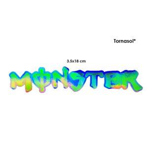 CALCOMANIA TORNASOL MONSTER 18X3.5CM