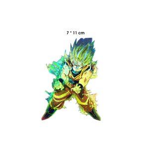 CALCOMANIA TORNASOL GOKU SAIYAN 11X7CM