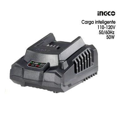 CARGADOR P/BATERIA DE HERRAMIENTA ELECTRICA INGCO 20V 50W 2A
