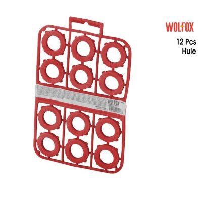 EMPAQUE P/MANGUERA 10 PCS ROJO  WOLFOX