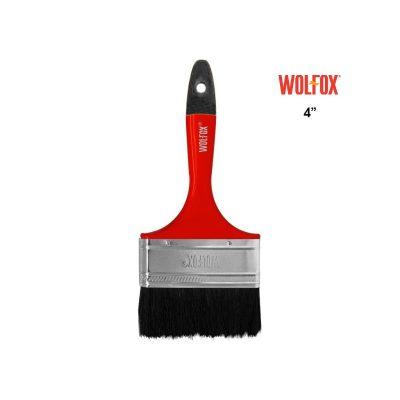 BROCHA MANGO DE MADERA WOLFOX 4 PLG