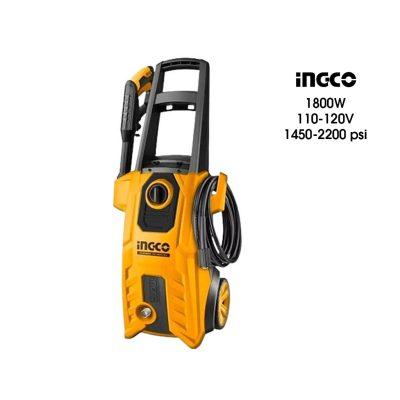 HIDROLAVADORA INDUSTRIAL 1800W/2200PSI/6.0LPM AUTO STOP INGCO