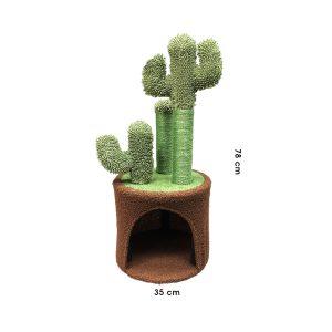 RASCADOR P/GATOS CACTUS  35X35XH78 CM YS125275