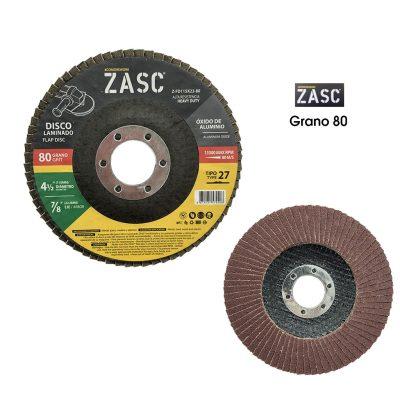DISCO ABRASIVO LAMINADO 4 1/2 115X22 GRANO 80