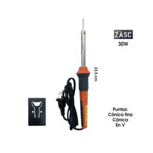 CAUTIN CON 2 PUNTAS  P/SOLDAR 30W 1.2M ZASC