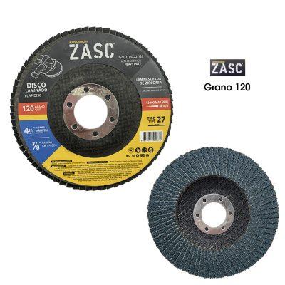 DISCO ABRASIVO LAMINADO 4 1/2 115X22 GRANO 40 METALES Y ACERO