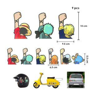 STICKERS ONE PICE 9PCS