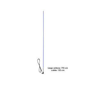 ANTENA FIBRA VIDRIO 6MMX2.06 MT AZUL HQ971312-BLUE