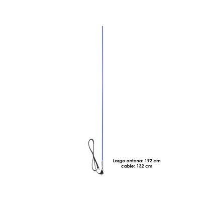 ANTENA FIBRA VIDRIO 6MMX2.06 MT AZUL HQ971312-BLUE