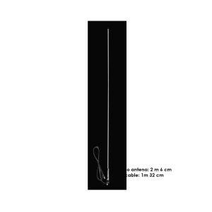 ANTENA FIBRA VIDRIO 6MMX2.06 MT BLANCO HQ971312-WHITE