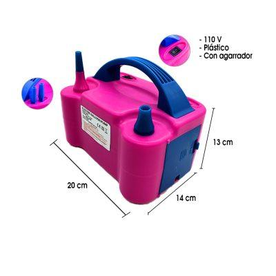 INFLADOR ELECTRICO DE GLOBOS 110V 29X15.5X12.5CM 73005