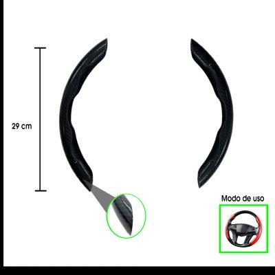 PROTECTOR DE FORRO DE TIMON NEGRO CARBON HQ23110307