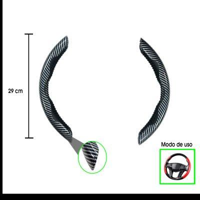 PROTECTOR DE FORRO DE TIMON SILVER CARBON BRILLANTE  HQ23110307
