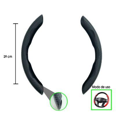 PROTECTOR DE FORRO DE TIMON NEGRO CARBON HQ23110308