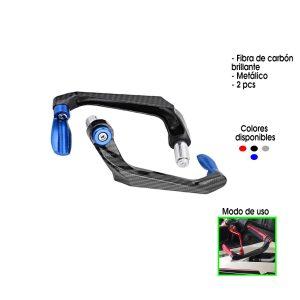 MANECILLA P/MOTO ALUMINIO CARBON AZUL 3112417