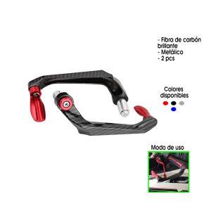 MANECILLA P/MOTO ALUMINIO CARBON ROJO 3112417