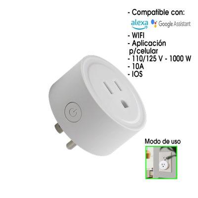 TOMACORRIENTE INTELIGENTE SOBREPONER REDONDO 3122108