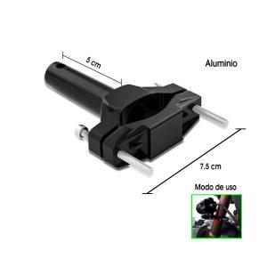 SOPORTE DE ALUMINIO P/NEBLINERA DE MOTO 4010506