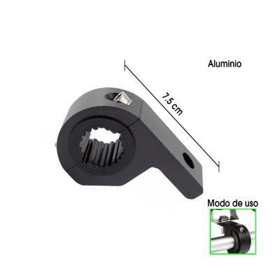 SOPORTE DE ALUMINIO P/NEBLINERA DE MOTO 4010507