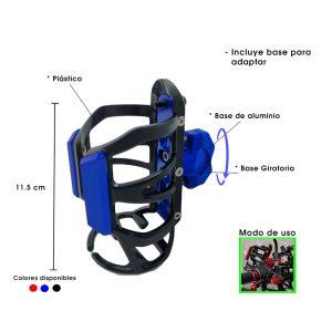 PORTA PACHON  P/MOTO Y BICICLETA   ALUMINIO Y PLASTICO COLORES 9-24-04