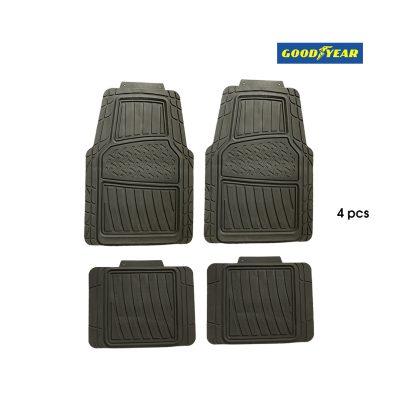 ALFOMBRA DE HULE P/CARRO GRIS  4 PCS GOODYEAR