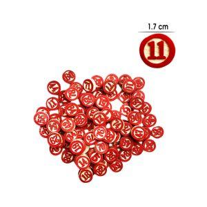 FICHAS DE MADERA P/BINGO 90 PCS 22328