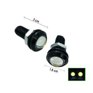 LAMPARA P/CARRO WHITE FIJO-FLASH 1.8CM PAR HDX-COB