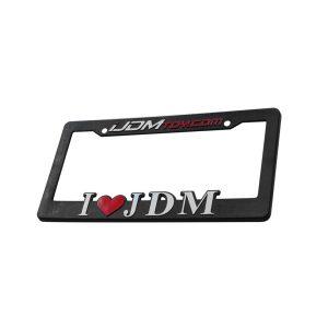 MARCO PARA PLACA  PLASTICO 3D I LOVE JDM