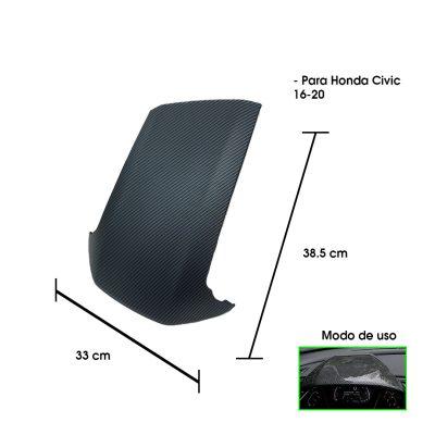 COBERTOR PARA TABLERO HD CIVIC 16-20 FIBRA CARBONO