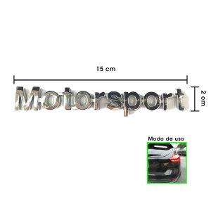 EMBLEMA MOTORSPORT  15X2CM
