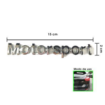 EMBLEMA MOTORSPORT  15X2CM