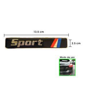 EMBLEMA METALICO SPORT MPOWER  9X1.5CM