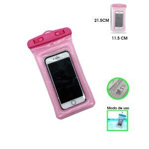 BOLSA RESISTENTE AL AGUA MULTIUSOS 17.5X10CM FUSCIA