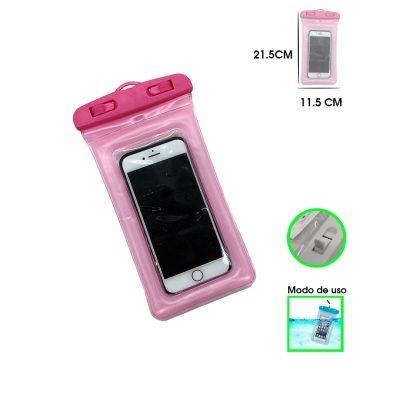 BOLSA RESISTENTE AL AGUA MULTIUSOS 17.5X10CM FUSCIA