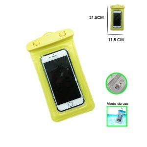 BOLSA RESISTENTE AL AGUA MULTIUSOS 17.5X10CM AMARILLO